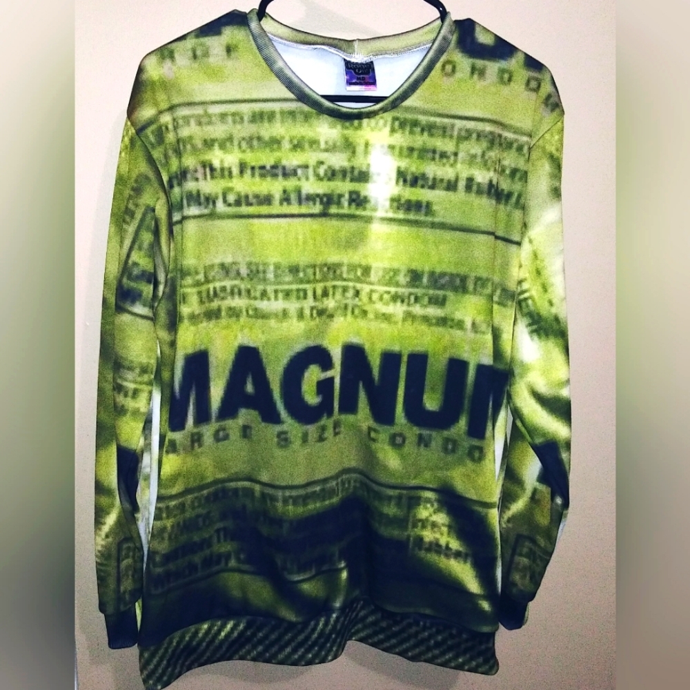 Green long sleeve Magnum shirt